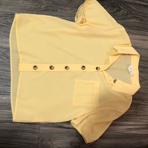 Sheer button up shirt